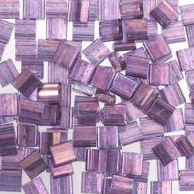 1101-7710-7.2GR - Bille de Verre Perle de Rocaille Tila 5MM Miyuki Améthyste Transparent Pâle 2 Trous Japon TL316 1101-7710-7.2GR,Billes,Verre,Tila,Bille,Perle de Rocaille,Verre,Verre,5mm,Carré,Tila,Mauve,Améthyste,Transparent,Pâle,montreal, quebec, canada, beads, wholesale