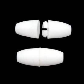 1108-0300-06 - Plastique Fermoir sécuritaire Oval Blanc 8x19mm Idéal pour bijoux avec billes de dentition 5pcs 1108-0300-06,Billes,De dentition,Fermoir,Plastique,Safe clasp,For teething jewelry,Oval,8X19MM,Blanc,Blanc,Plastique,5pcs,Chine,Ideal for chew beads jewelry,montreal, quebec, canada, beads, wholesale