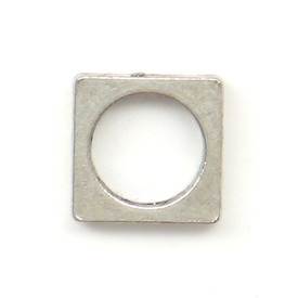 *1111-0800-OXWH - Metal Bead Ring Square Round Center 10MM Antique Nickel With Hole 50pcs China *1111-0800-OXWH,Beads,Metal,Geometric forms,Grey,Bead,Metal,Metal,10mm,Round,Ring,Square Round Center,Grey,Nickel,Antique,montreal, quebec, canada, beads, wholesale
