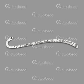 1719-1002-OXWH - Métal Signet de Fantaisie Nickel Antique 12CM Avec Motifs Gravés 5pcs 1719-1002-OXWH,Accessoires de finition,Signets,Métal,Signet,Fantaisie,12cm,Gris,Nickel Antique,Métal,With Engraved Designs,5pcs,Chine,montreal, quebec, canada, beads, wholesale