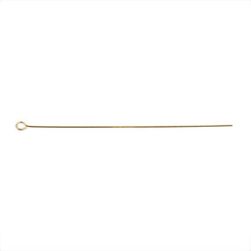 *1755-0062 - Gold Filled 14k Eye Pin 50MM 50pcs USA *1755-0062,Gold Filled 14k,Gold Filled 14k,Eye Pin,50MM,50pcs,USA,montreal, quebec, canada, beads, wholesale